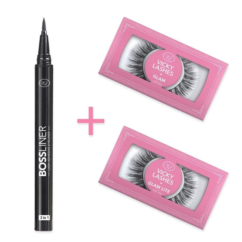 AU NATURALE LASH & LINER KIT - Vicky Lashes