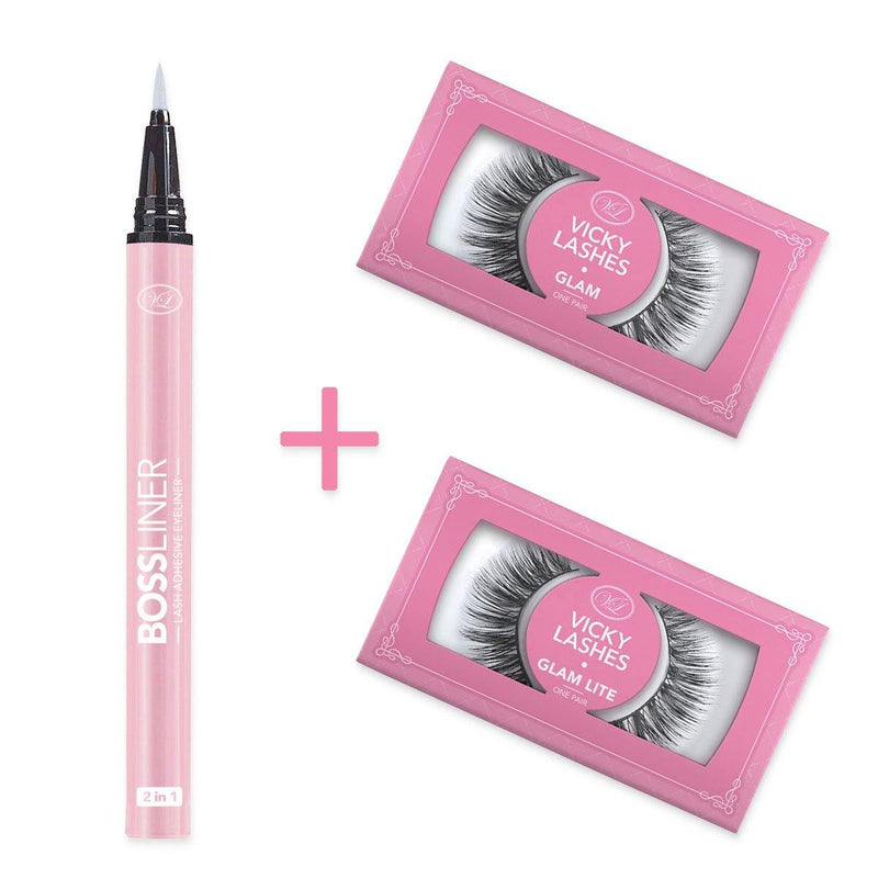 AU NATURALE LASH & LINER KIT - Vicky Lashes